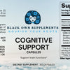 COGNITIVE SUPPORT Capsules for Mental Clarity & Focus - Black Own Supplements