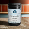 Pre-Workout Powder with 23 Nutrients - Fruit Punch Flavor - 300g - Black Own Supplements