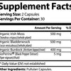 Sea Moss & Bladderwrack Capsules - Immunity & Thyroid Support - 60 Caps - Black Own Supplements